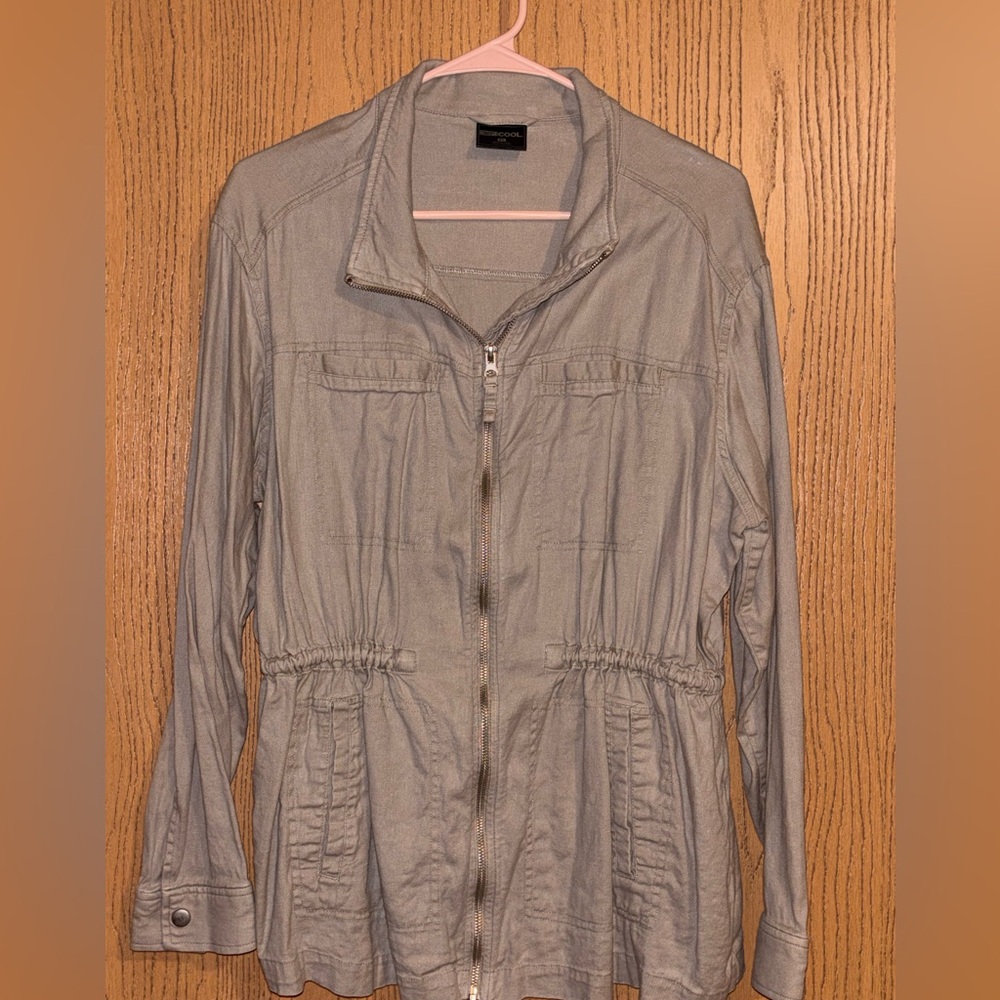32 Degrees Women's Light Gray Utility Jacket
